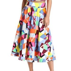 Tracy Reece Circle Geo Skirt
